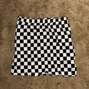 Checkered Skirt Kids